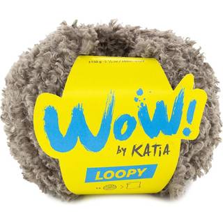 Katia Wow Loopy 152 Mink Indhold:100% polyester Vægt/længde: 150 g = ca. 60 meter Anbefalede pinde: 9-10 mm Strikkefasthed: 10 x 10 cm = 8 m x 10 p Vask: Finvask 30℃ / Tåler ikke tørretumbling.