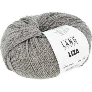 Lang Yarns Liza 068 Indhold: 70% viskose, 20% uld, 10% silke Vægt/længde: 50 g = 165 meter Anbefalede pinde: 3-3.5 mm Strikkefasthed: 10 x 10 cm = 24 m x 34 p Vask: Maskinvask 30 °C / Tåler tørretumbling / Brug aldrig skyllemiddel.