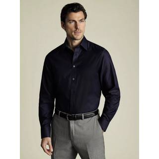 Charles Tyrwhitt Charles Tyrwhitt Slim Fit Non Iron Twill 100% Bomuld Skjorter - EU 37 Almindelig