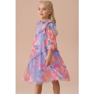 Angel & Rocket Angel & Rocket Cara Trykt Swing Mesh Kjole - 116cm (6 år)