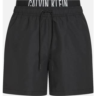 Calvin Klein Swimwear Herren Badeshorts schwarz Mikrofaser unifarben