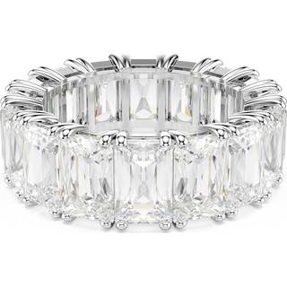 Matrix Vittore Ring, Baguette-Schliff, Weiß, Rhodiniert