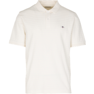 GANT Herre Stribet poloskjorte med tekstur (XXL)