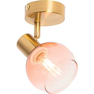 Smart spotlight guld med pink glas inkl. 3 Wifi P45 - Vidro