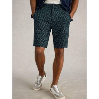 White Stuff White Stuff Blue Fish Printed Chino Shorts