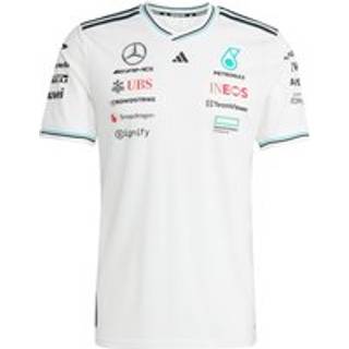 MERCEDES - AMG PETRONAS FORMULA ONE TEAM DRIVER AUTHENTIC TRØJE - White / Black - XL
