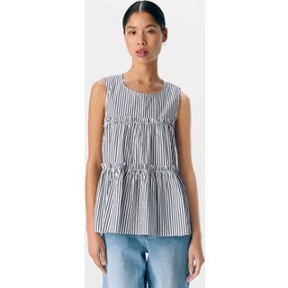 Object - Objtutta S/l Lo O-neck Top - Toppe til kvinder - White - 40