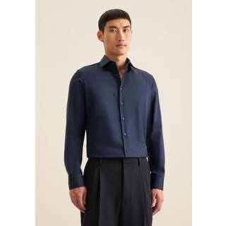 Seidensticker Herren Hemd blau Slim Fit