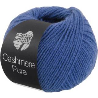 Lana Grossa Cashmere Pure 11 Marine Indhold: 100% cashmere Vægt/Længde: 25 g = ca. 115 meter Anbefalede pinde: 4.5 mm Strikkefasthed:10 x 10 cm = 21 m x 30 p Vask:Håndvask / Tørres fladt.