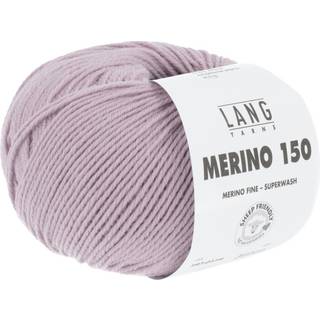Lang Yarns Merino 150 119 Indhold: 100% Superwash merinould Vægt/længde: 50 g = ca. 150 meter Anbefalede pinde: 3-3.5 mm Strikkefasthed: 10 x 10 cm = 27 m x 37 p Vask: Maskinvask 30 ℃ / Tåler ikke tørretumbling / Brug aldrig skyllemiddel.