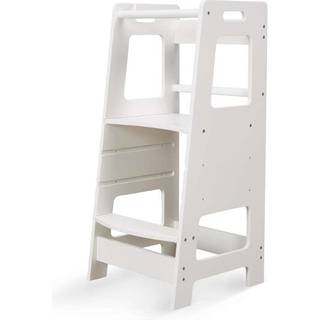 Kid'oh Læringstårn - Justérbart - FSC - Hvid
