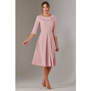 Jolie Moi Jolie Moi Sloan 3/4 Sleeve Midi Kjole - 36