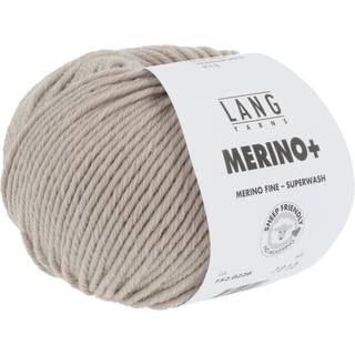 Lang Yarns Merino+ 226 Indhold: 100% Superwash Merinould Vægt/længde: 50 g = 90 meter Anbefalede pinde: 4,5-5,5 mm. Strikkefasthed: 10 x 10 cm = 17 m x 24 p Vask: Finvask 30ºC / Brug aldrig skyllemiddel / Tørres fladt .