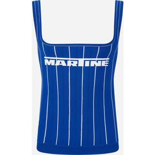 Martine Rose Martine Rose Logo Vest | Blue vest - NAKED CPH Blue - Størrelse: M - BLUE - Blue - M