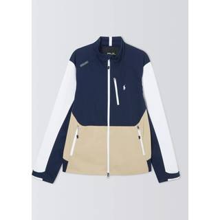 RALPH LAUREN Jakke vævet fuld, navy/beige