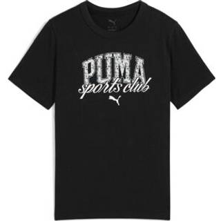 Men&#39;s Puma Class Graphic Tee Youth, Black, Size 13-14Y, Clothing - Black - 13-14Y