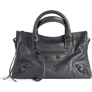 Balenciaga Le City Small leather shoulder bag - grey - One Size