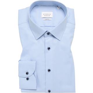SLIM FIT Shirt in light blue structured