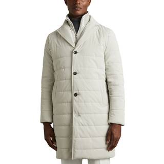 Reiss Patrick Longline Quilted-Shell Coat med indre GiletXL