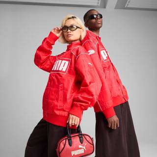 Puma Relaxed Racer Jacket Unisex, Red, Size L, Clothing - Red - L