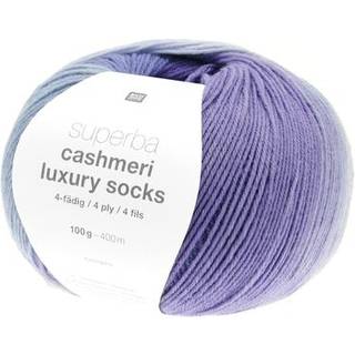Superba Cashmeri Luxury Socks 4fädig - Violett
