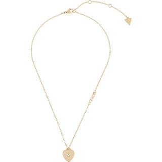 Guess UBN05056YG Gold Tone Crystal Heart Necklace - J42270