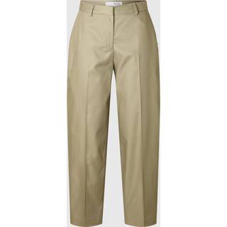 Mid Waist Bukser Med Barrel-fit
