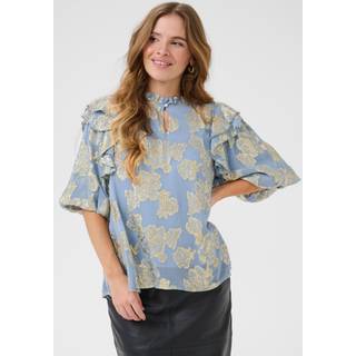 Culture CUfloi Bluse - Blå - Str XS - Damer