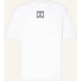 Under Armour Heavyweight SM Box Men's Short Oversized Sleeve White / Titan Gray XXL