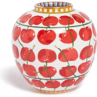 La DoubleJ Vases - 'Cherries' bubble vase, small, ivory in IVORY Porcelain