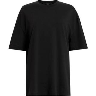 All Saints AllSaints Black Fuse Etta 100% Cotton T-Shirt