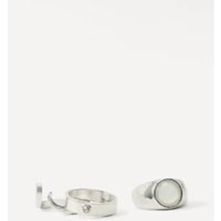 Mens Silver Ring 3 Pack