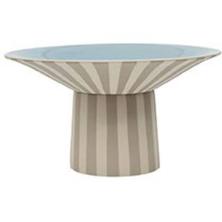 OYOY Toppu centerpiece høj 17xØ30 cm Clay-Ice blue