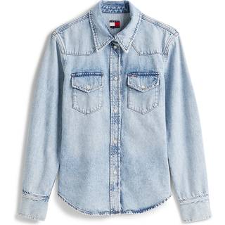 Skjorte Tommy Jeans Regular Western Shirt Denim XS - Denim - XS