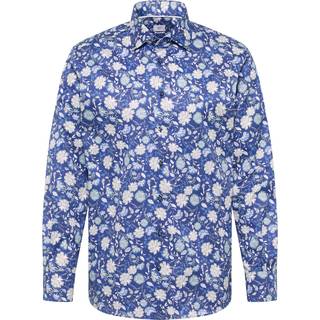 MODERN FIT Shirt in navy printed
