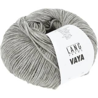 Lang Yarns Vaya 0023 Indhold: 74% bomuld, 16% uld, 10% yak Vægt/længde: 50 g = ca. 200 m Anbefalede pinde: 3.50–4.00 mm Strikkefasthed: 10 x 10 cm = 24 m x 34 p Vask: Uldprogram, max 30°C / Tåler ikke tørretumbling.