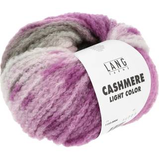 Lang Yarns Cashmere Light Color 004 Indhold: 88% cashmere, 12% polyamid Vægt/længde: 25 g = ca. 85 meter Anbefalede pinde: 5.5-6 mm Strikkefasthed: 10 x 10 cm = 20 m x 31 p Vask: Håndvask.