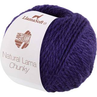 Lana Grossa Natural Lama Chunky 06 Marineblå Indhold:100% baby lamauld Vægt/Længde: 50 g = ca. 70 meter Anbefalede pinde: 5.5-6 mm Strikkefasthed: 10 x 10 cm = 18 m x 23 p Vask:Håndvask / Tørres fladt.