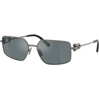 Tiffany Unisex TF3111 62266G Solbriller Metal Grå Grå Firkantet Spejlet