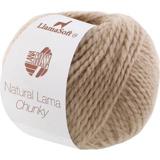 Lana Grossa Natural Lama Chunky 10 Lys beige Indhold:100% baby lamauld Vægt/Længde: 50 g = ca. 70 meter Anbefalede pinde: 5.5-6 mm Strikkefasthed: 10 x 10 cm = 18 m x 23 p Vask:Håndvask / Tørres fladt.