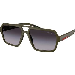 Prada Linea Rossa PS A06S 15X09U 59 Solbriller Mænd Grøn - Matte Green - 59mm