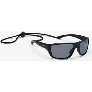 Virgo Polarized Sports Sunglasses Unisex Black/Smoke Grey, Størrelse:One Size - Tilbehør > Briller