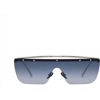 AMEN Kvinde Tommy A11S177 Outlet solbriller Metal Sølv Blå Maske