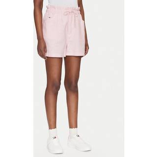 TOMMY JEANS Tjw Cotton Linen Short Th3 Precious Pink/STRIPE M