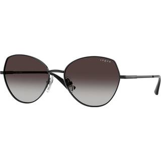 VOGUE EYEWEAR Kvinde VO4330S 352/8G Solbriller Metal Sort Grå Geometrisk Normal Skygge