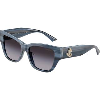 Jimmy Choo Kvinde JC5039BU 50728G Solbriller Acetat Blå Grå Pillow Normal Skygge