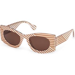 MAX&Co Kvinde MO0131 47E Solbriller Injiceret Geometrisk Normal