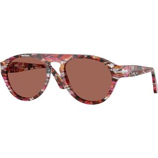 Persol PO3370S 1220H2 53 Solbriller Mænd Lyserød - Khaki Horn - 53mm