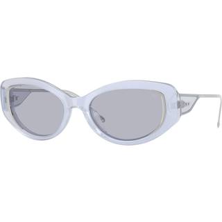 DIESEL Kvinde DL2001MU 722/1 Solbriller Acetat Blå Violet Rund Normal