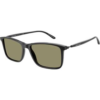 Giorgio Armani AR8218 50012A 56 Solbriller Mænd Black - Black - 56mm